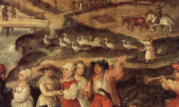 Detail of A Village Celebration